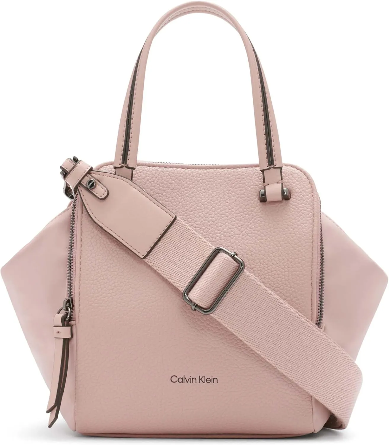Calvin Klein Marble Triple Compartment Mini Satchel Crossbody