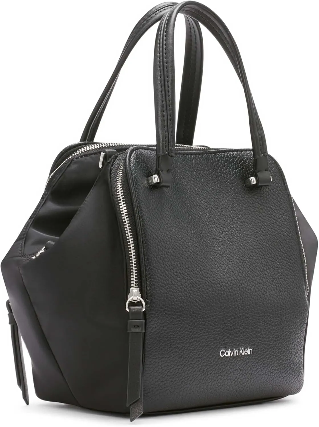 Calvin Klein Marble Triple Compartment Mini Satchel Crossbody