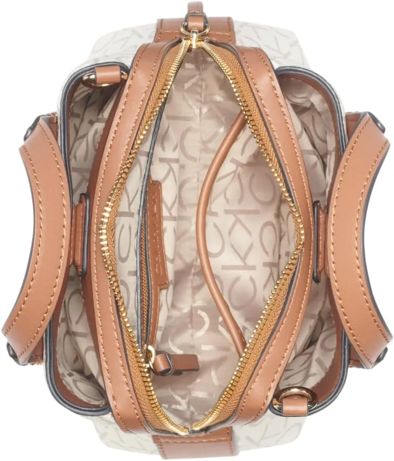 Calvin Klein Millie 2 in 1 Triple Compartment Mini Satchel Crossbody