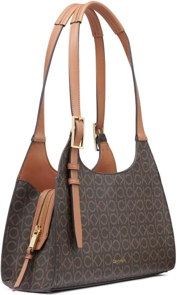 Calvin Klein Quill Triple Compartment Satchel