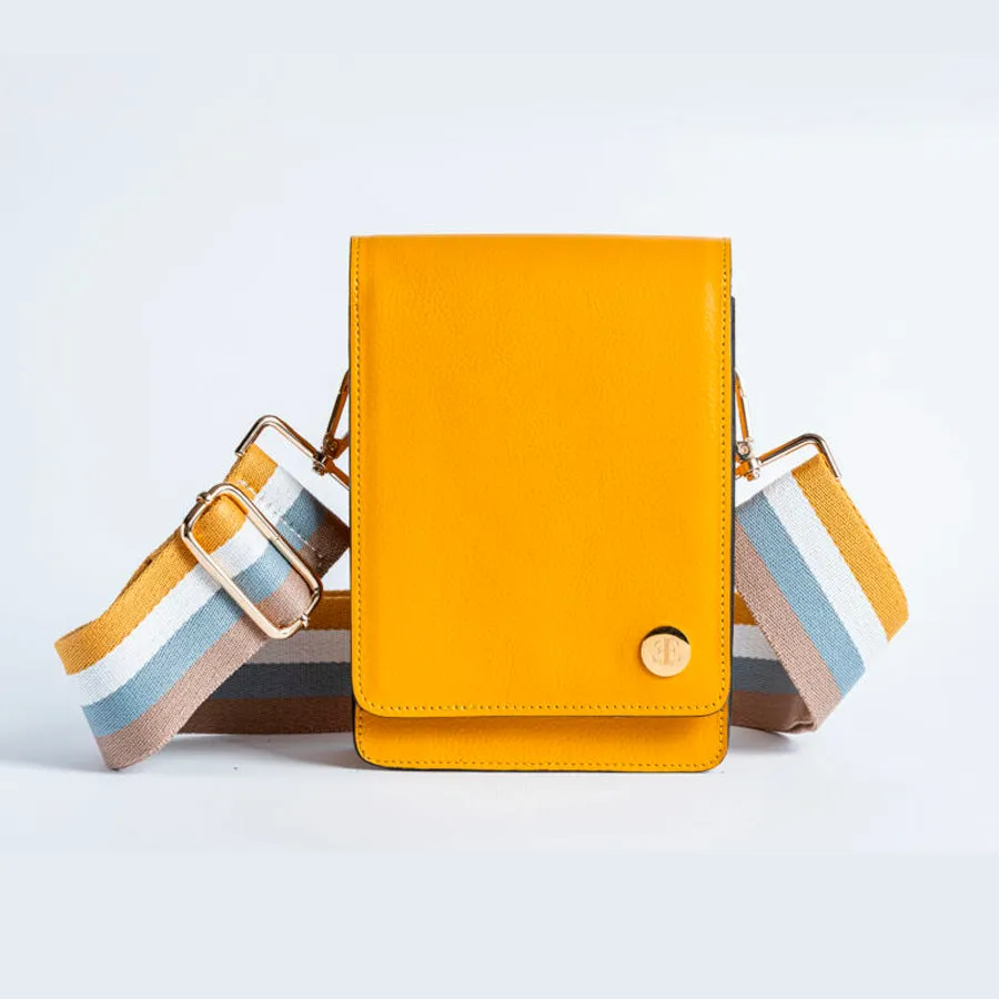 Cami 2.0 - Yellow Gold Crossbody Bag
