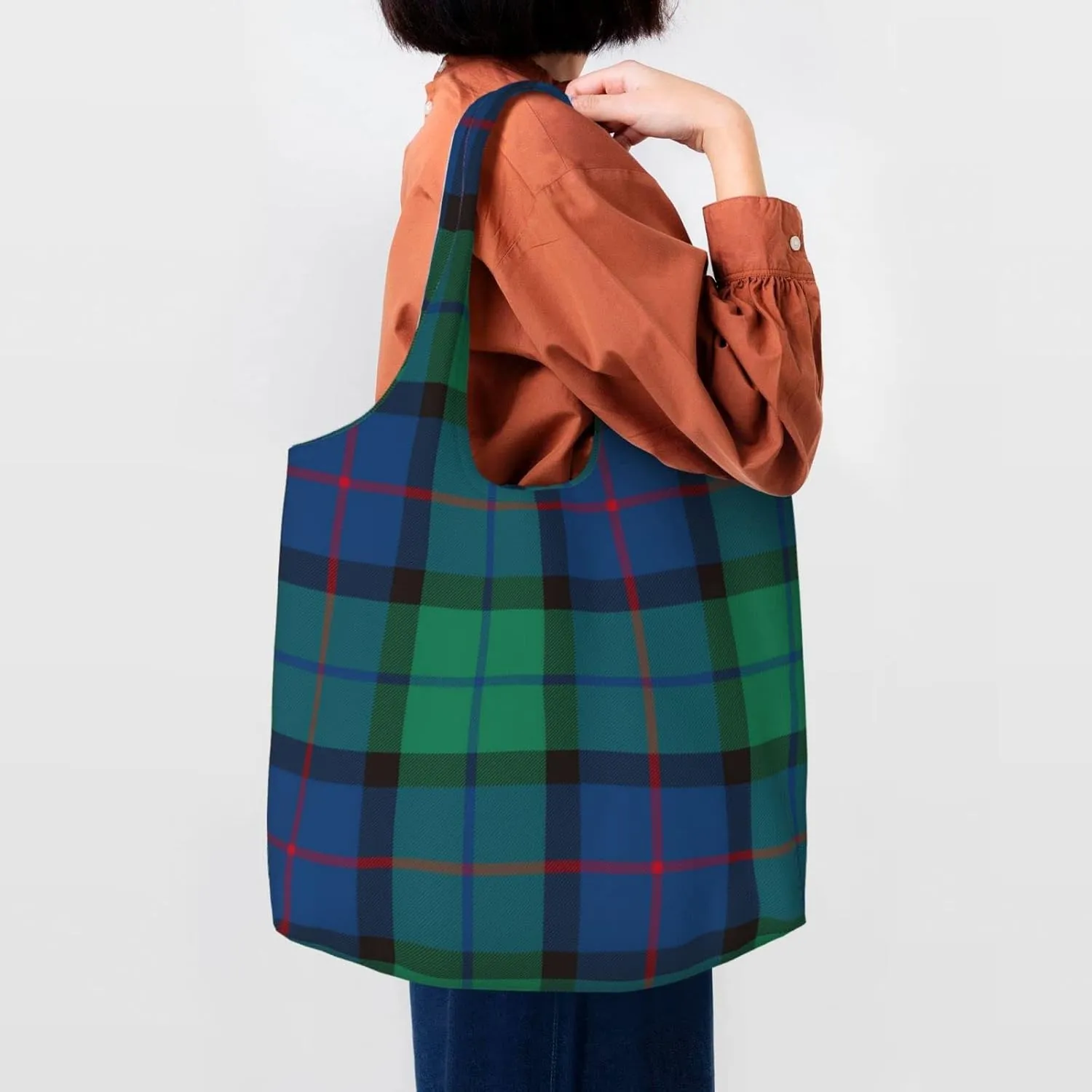 Canvas Shoulder Tote Bags For Women And Men, Reusable Grocery Bags, Large Capacity