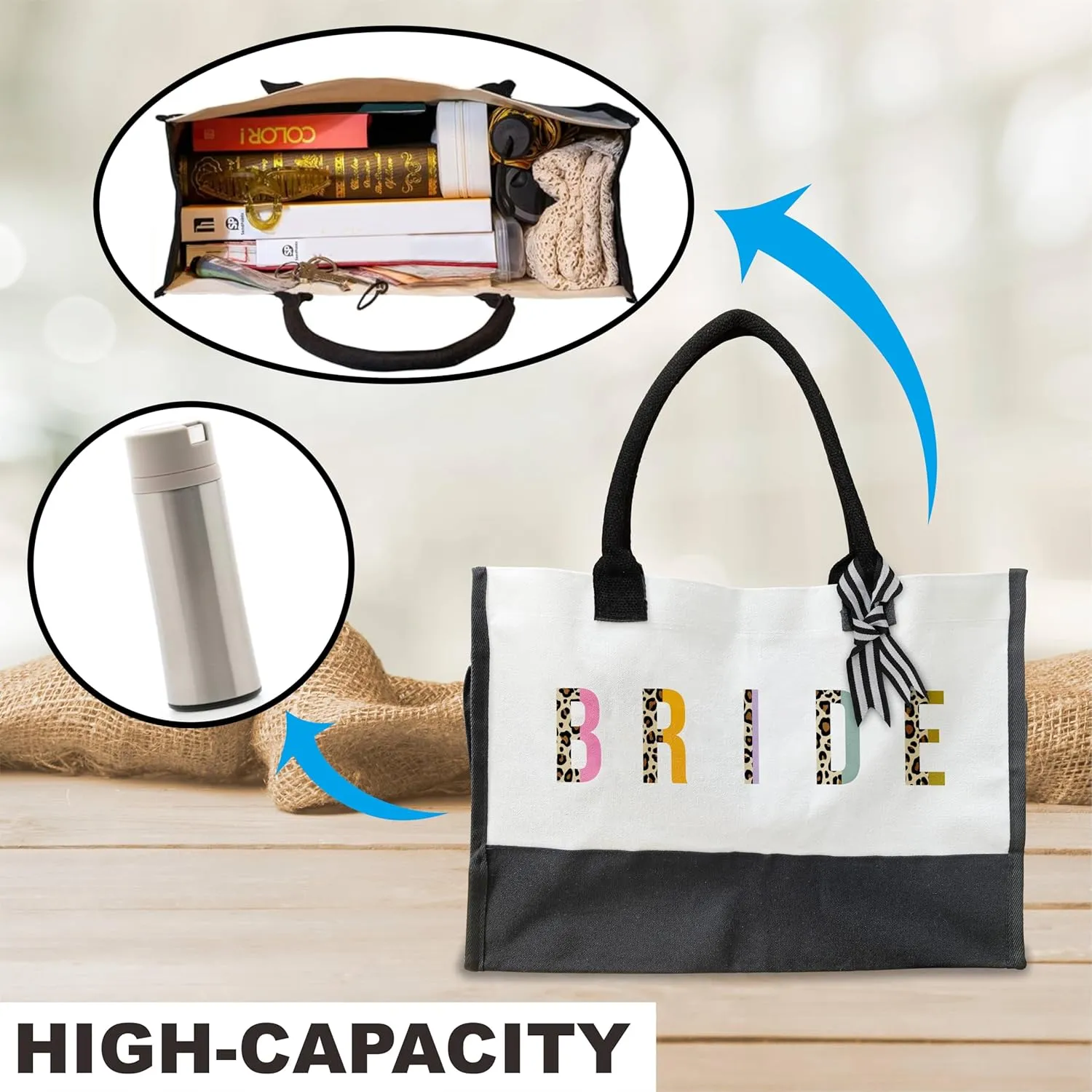 Canvas Tote Bag For Women, Summer Gift Ideas - Minimalism Tote Bag - A00