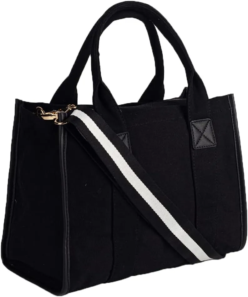 Canvas Tote Bag for Women Top Handle Handbag Crossbody Tote Bag for Women