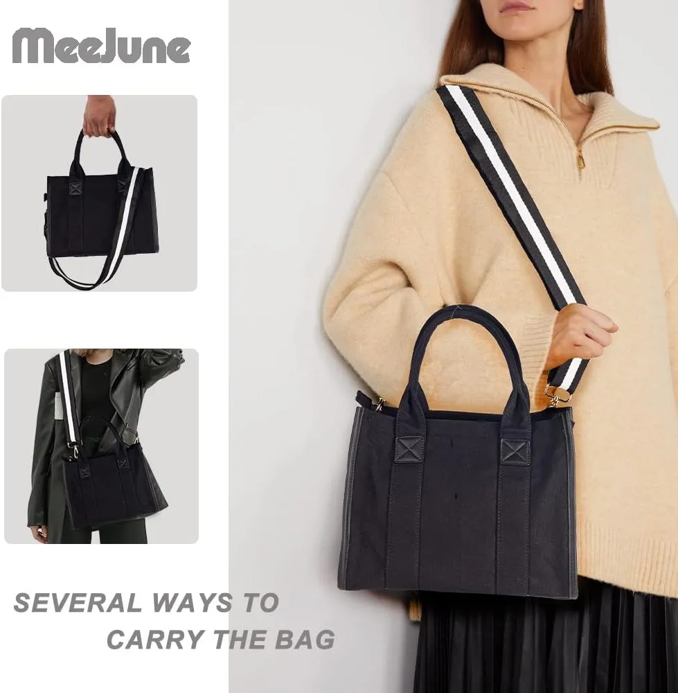 Canvas Tote Bag for Women Top Handle Handbag Crossbody Tote Bag for Women