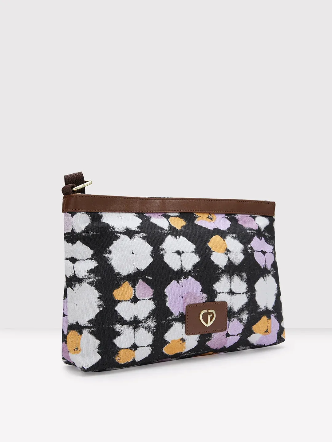 Caprese Enora Large Black Sling Bag