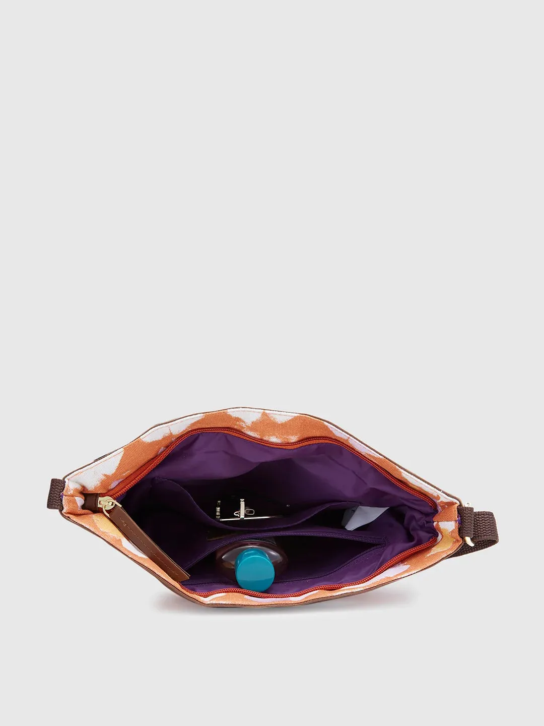 Caprese Enora Large Black Sling Bag