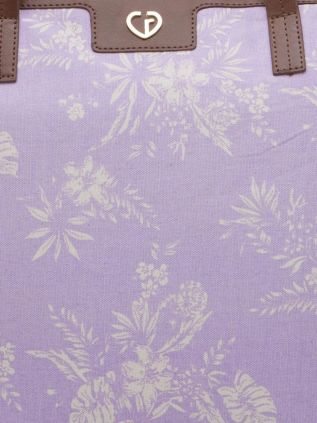Caprese Kendall Large Lilac Laptop Tote Bag