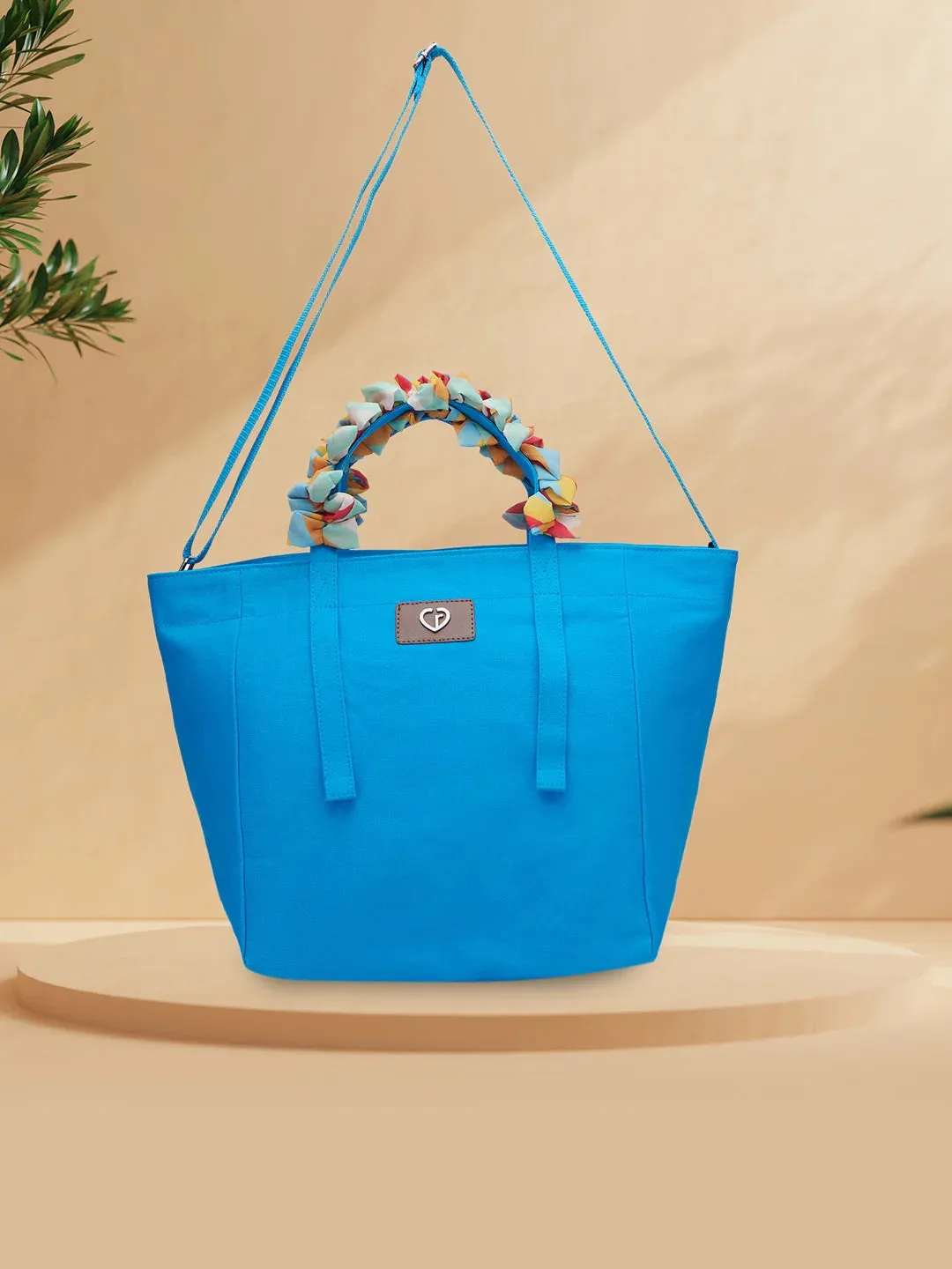 Caprese Oakley Large Tote Turquise