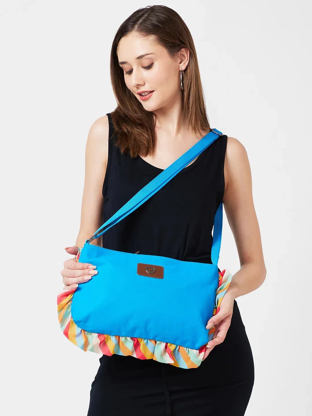 Caprese Oakley Medium Red Sling Bag