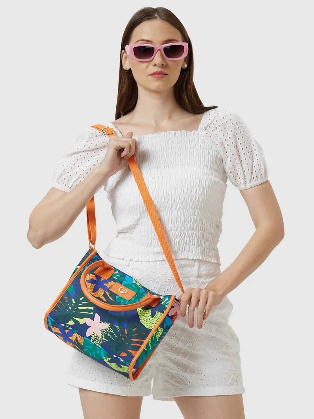 Caprese Octavia Small Indigo Tote Bag