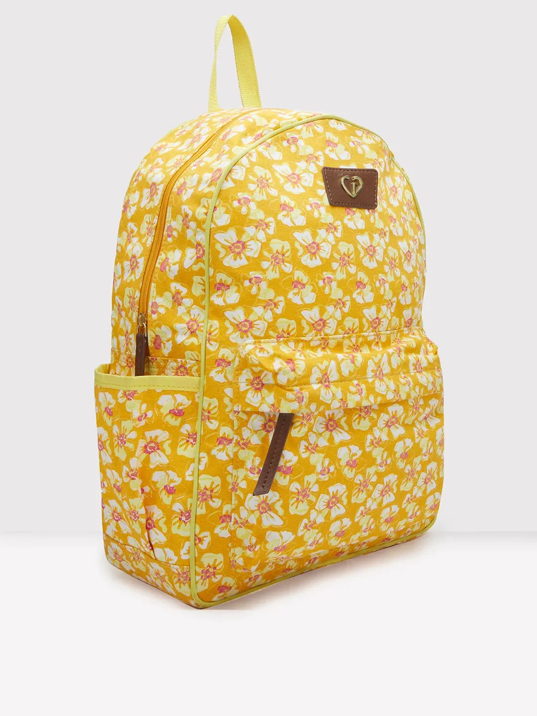 Caprese Shay Large Amber Yellow Laptop Backpack