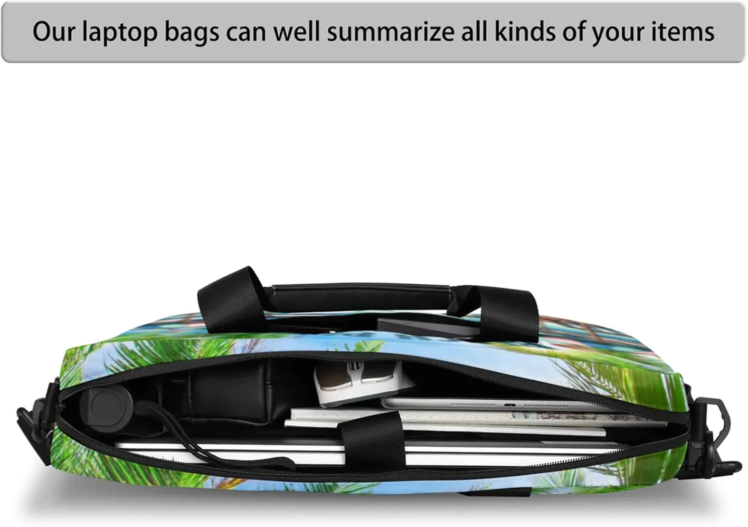cfpolar Laptop Bag Laptop Satchel Briefcase Adjustable shoulder Carrying for 15 inch-16 inch Laptop-3