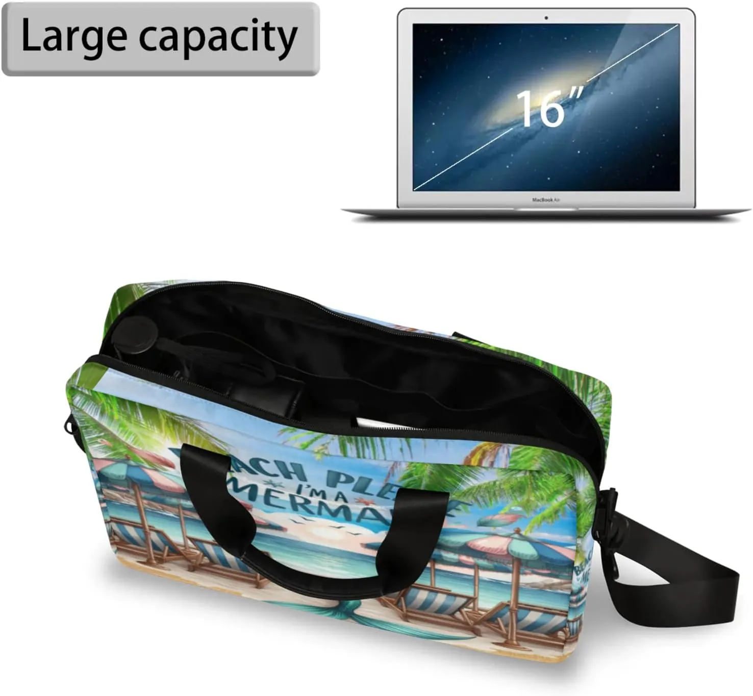 cfpolar Laptop Bag Laptop Satchel Briefcase Adjustable shoulder Carrying for 15 inch-16 inch Laptop-3