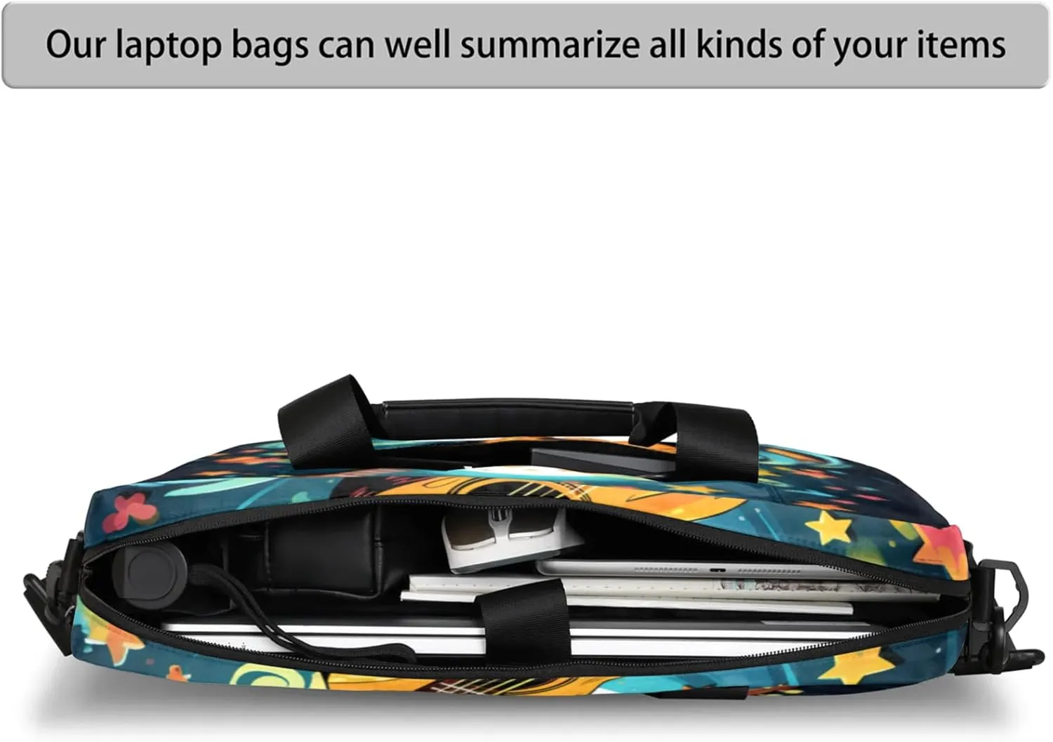cfpolar Laptop Bag Laptop Satchel Briefcase Adjustable shoulder Carrying for 15 inch-16 inch Laptop-3