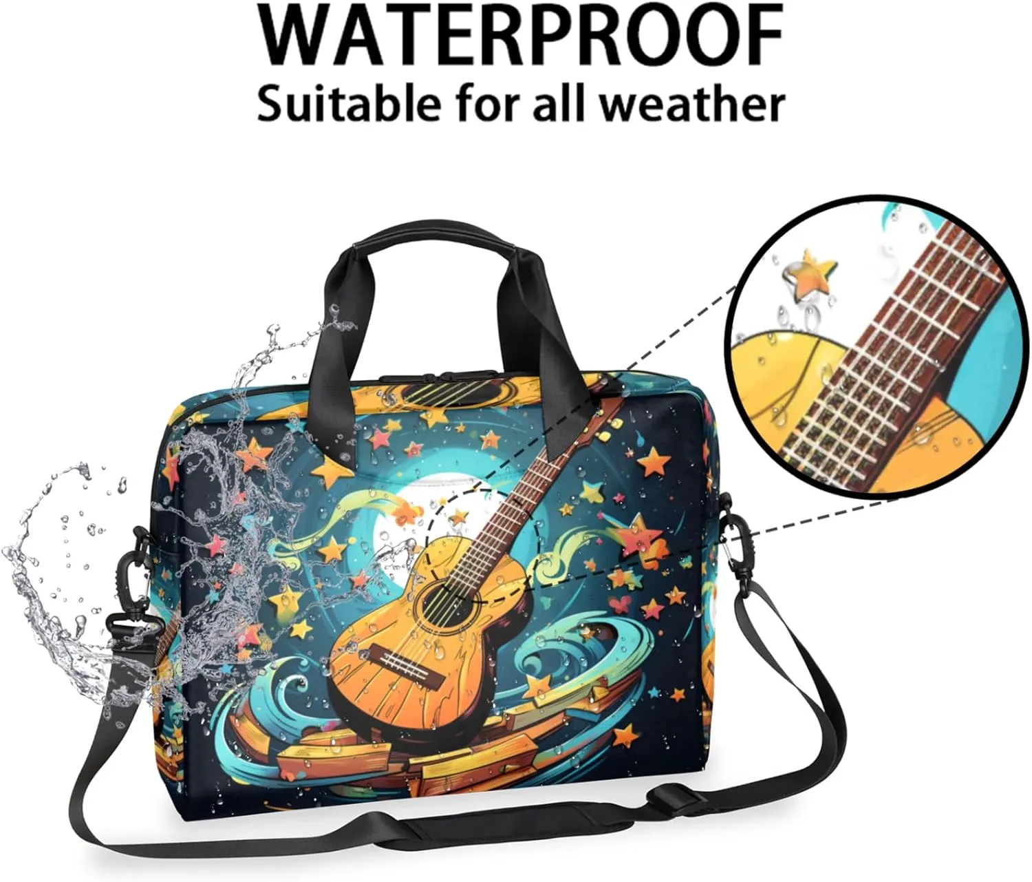 cfpolar Laptop Bag Laptop Satchel Briefcase Adjustable shoulder Carrying for 15 inch-16 inch Laptop-3