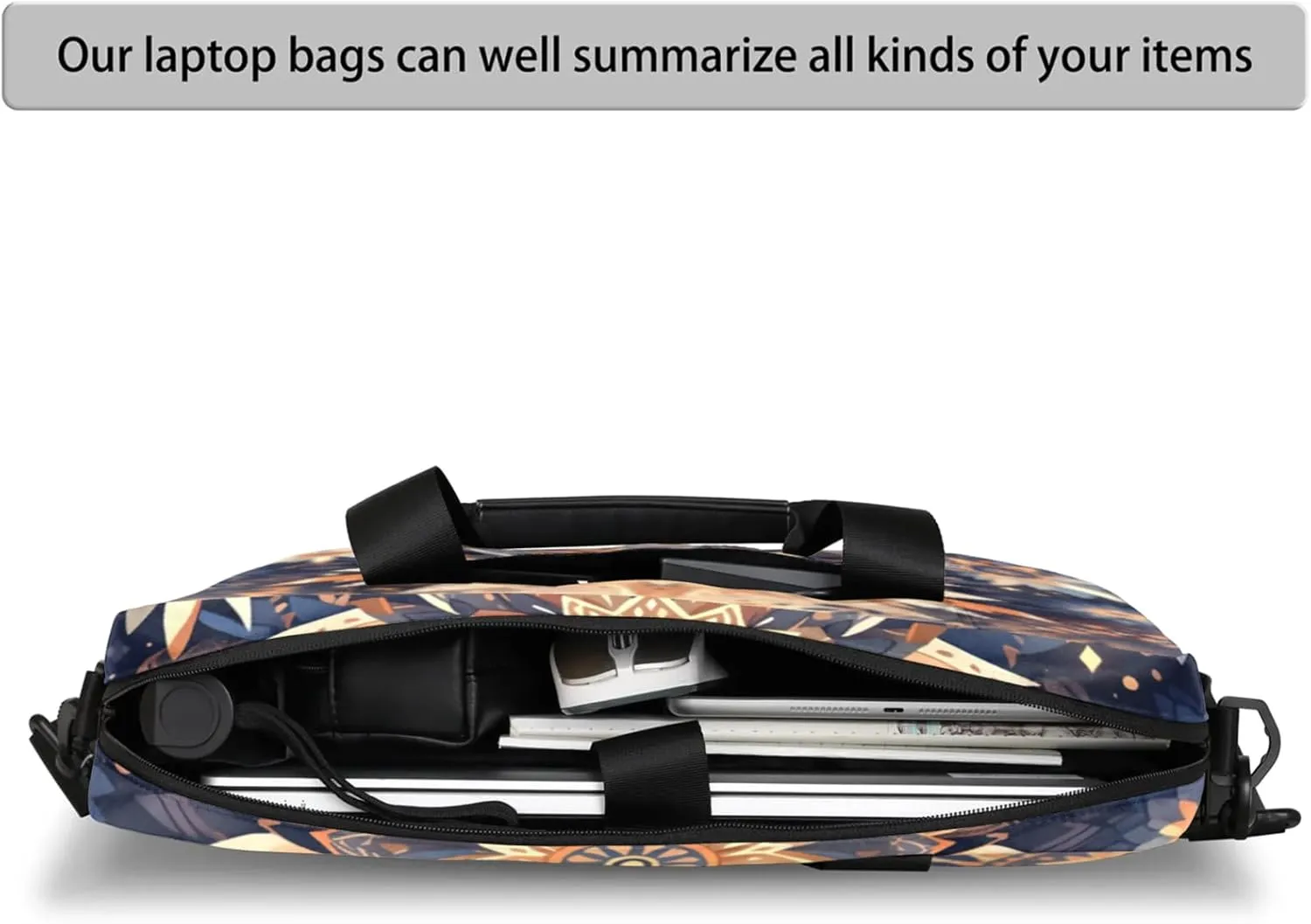 cfpolar Laptop Bag Laptop Satchel Briefcase Adjustable shoulder Carrying for 15 inch-16 inch Laptop-3