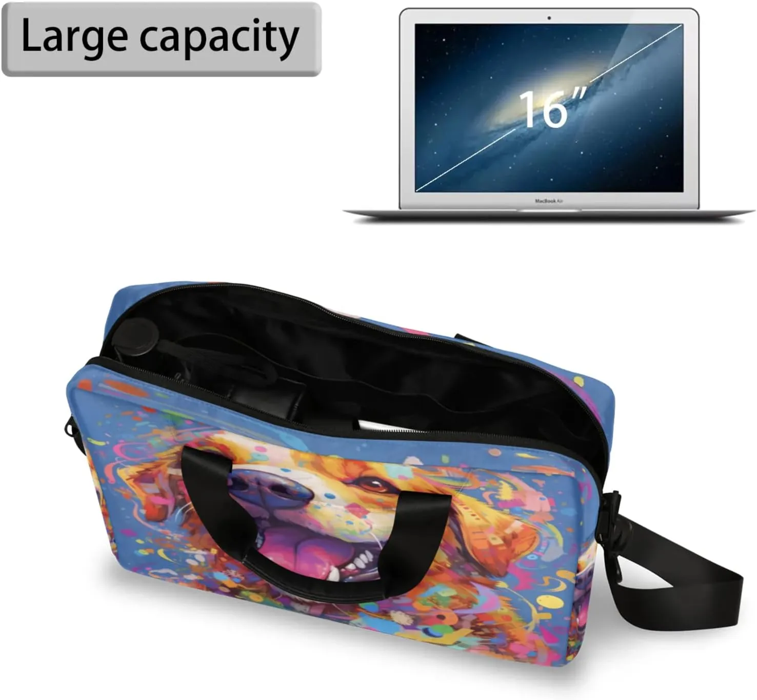 cfpolar Laptop Bag Laptop Satchel Briefcase Adjustable shoulder Carrying for 15 inch-16 inch Laptop