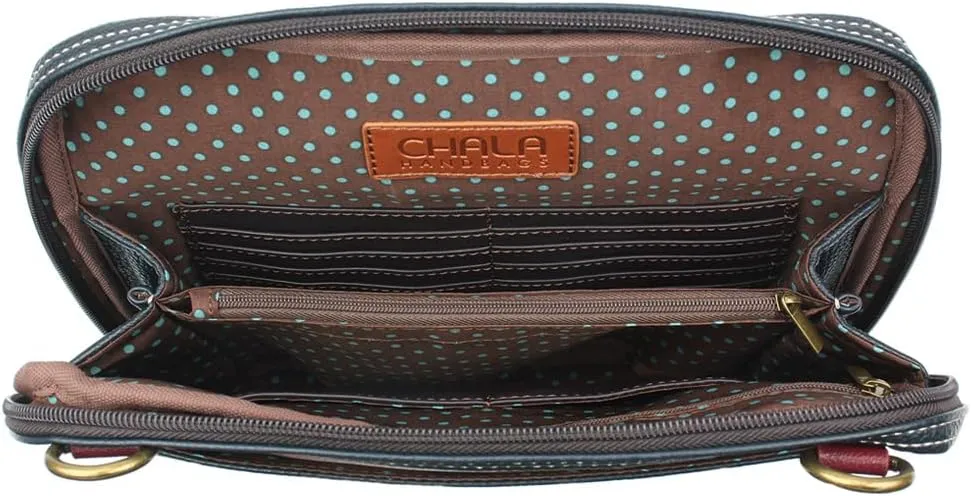 CHALA Companion Organizer Crossbody with Adjustable Strap and Built-In Wallet