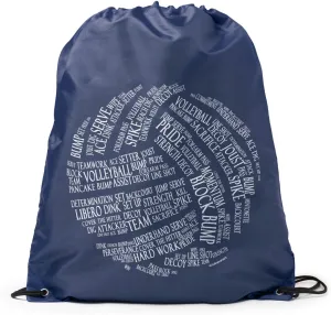 ChalkTalkSPORTS Volleyball Sport Pack Cinch Sack | Volleyball Words