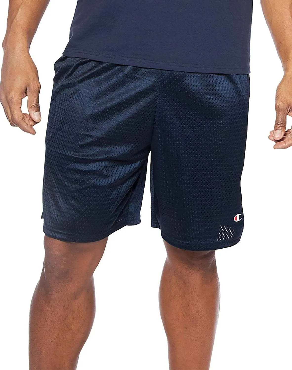 Champion Men's Big-Tall Mesh Short with Piping