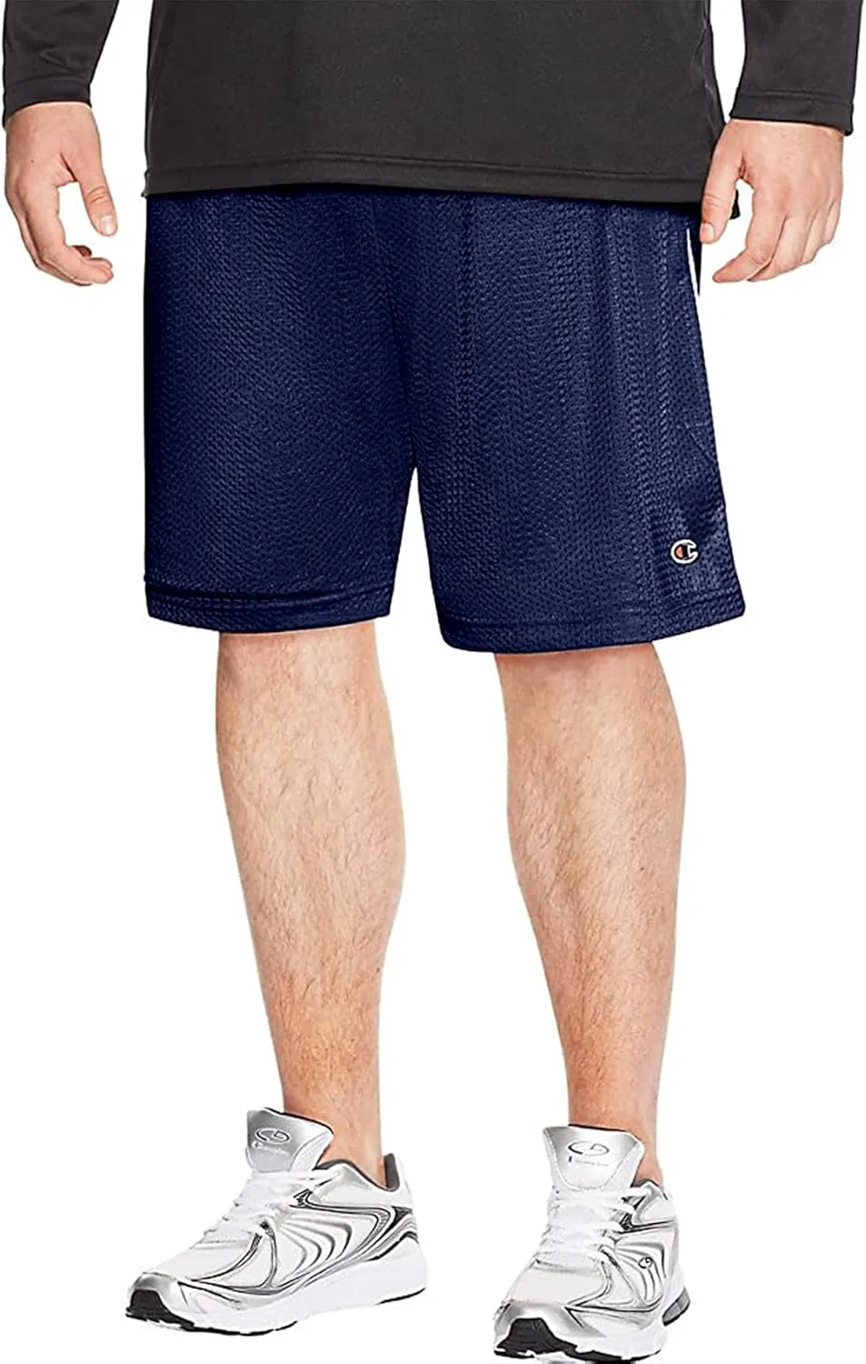 Champion Men's Big-Tall Mesh Short with Piping