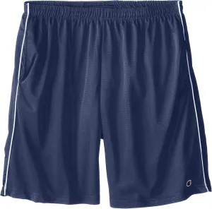 Champion Men's Big-Tall Mesh Short with Piping