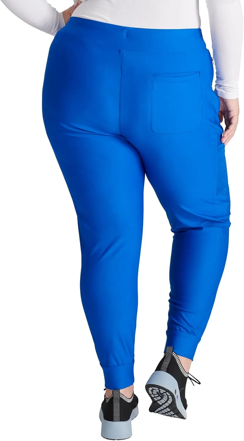 Cherokee Scrubs for Women Pant with Mid Rise Tapered Leg Drawstring Moisture Wicking Easy Care & 360° Stretch Fabric - CK092
