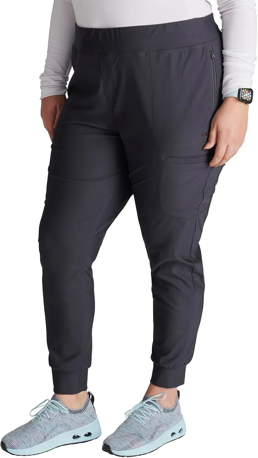 Cherokee Scrubs for Women Pant with Mid Rise Tapered Leg Drawstring Moisture Wicking Easy Care & 360° Stretch Fabric - CK092