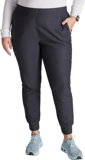 Cherokee Scrubs for Women Pant with Mid Rise Tapered Leg Drawstring Moisture Wicking Easy Care & 360° Stretch Fabric - CK092