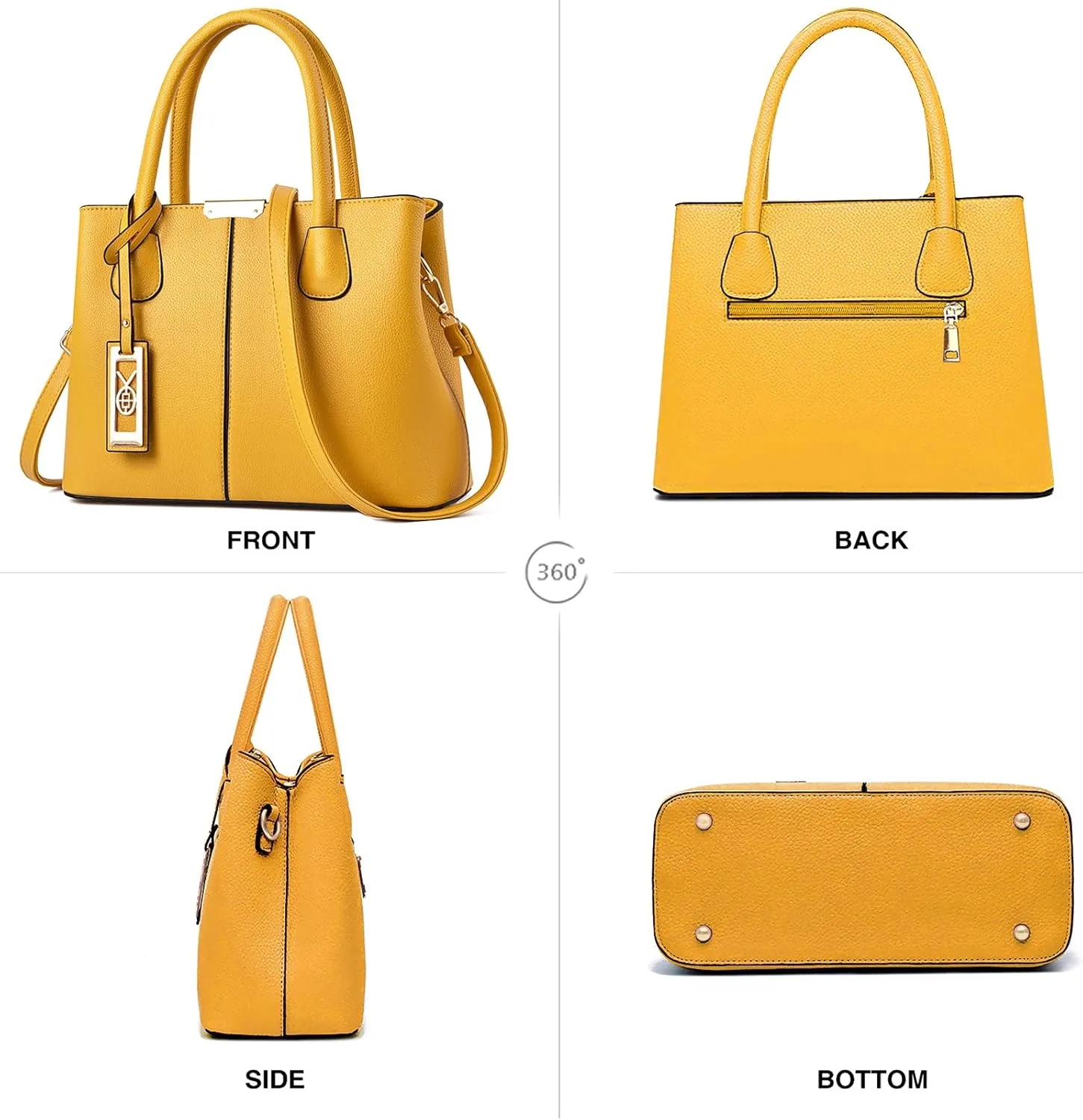 CHICAROUSAL Purses and Handbags for Women Leather Crossbody Bags Women's Tote Shoulder Bag