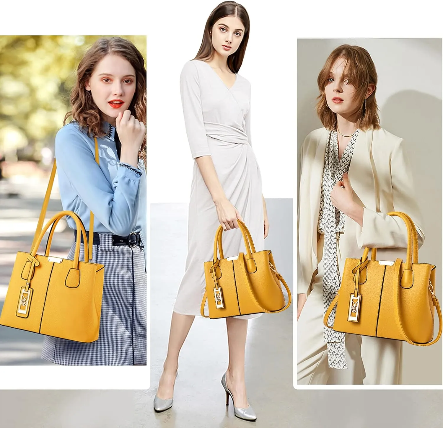 CHICAROUSAL Purses and Handbags for Women Leather Crossbody Bags Women's Tote Shoulder Bag