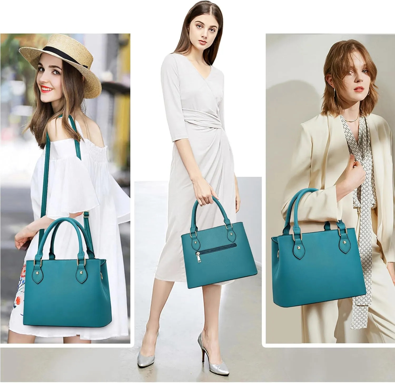 CHICAROUSAL Purses and Handbags for Women Leather Crossbody Bags Women's Tote Shoulder Bag
