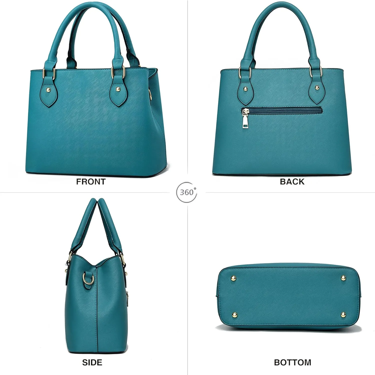 CHICAROUSAL Purses and Handbags for Women Leather Crossbody Bags Women's Tote Shoulder Bag