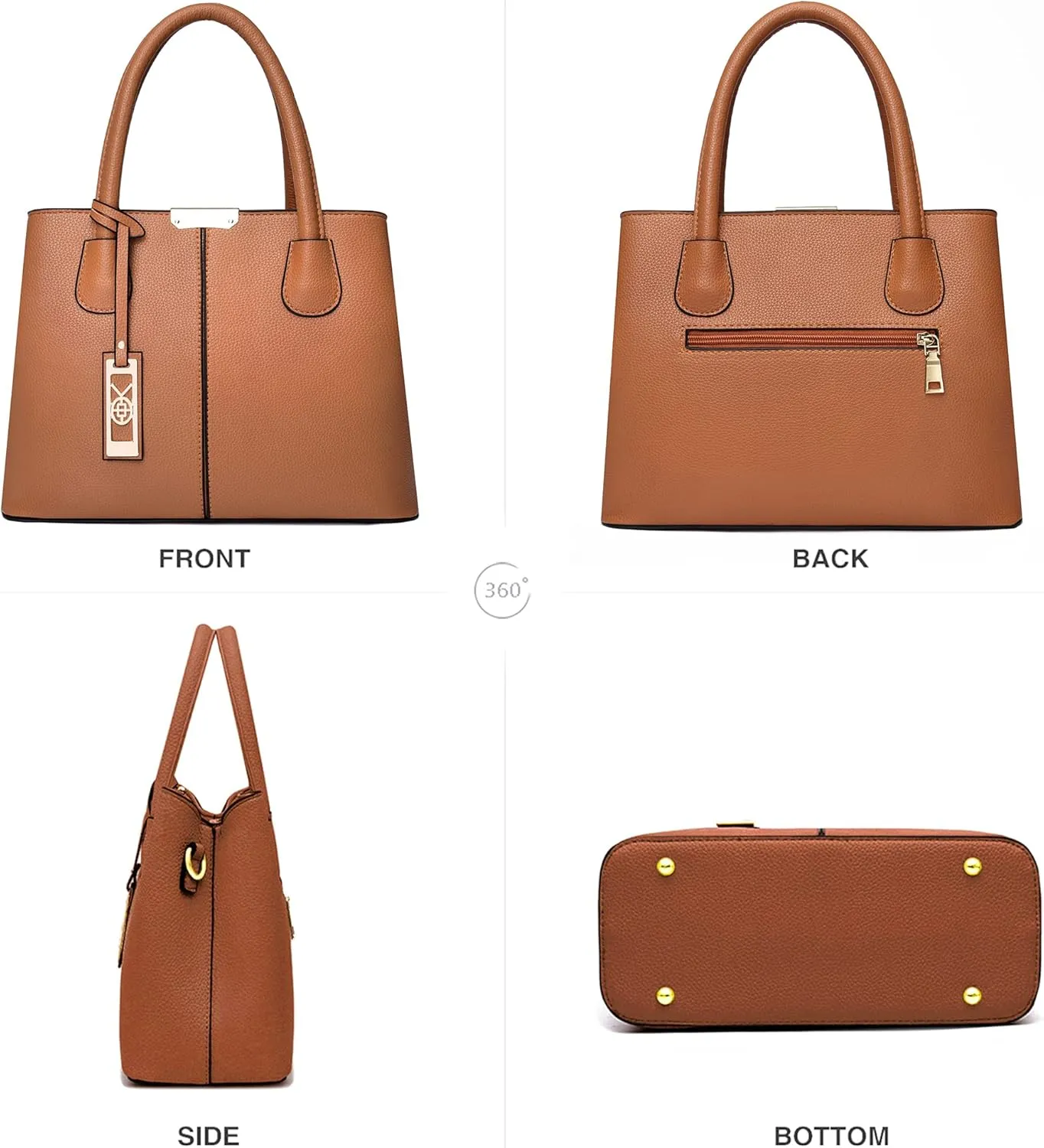 CHICAROUSAL Purses and Handbags for Women Leather Crossbody Bags Women's Tote Shoulder Bag