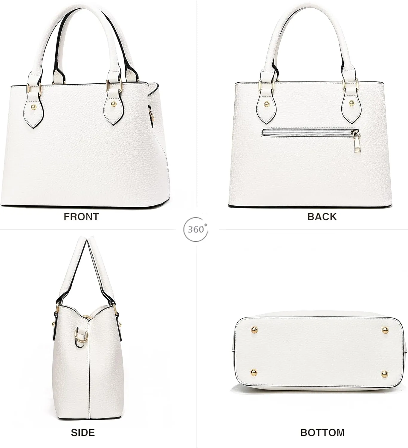 CHICAROUSAL Purses and Handbags for Women Leather Crossbody Bags Women's Tote Shoulder Bag