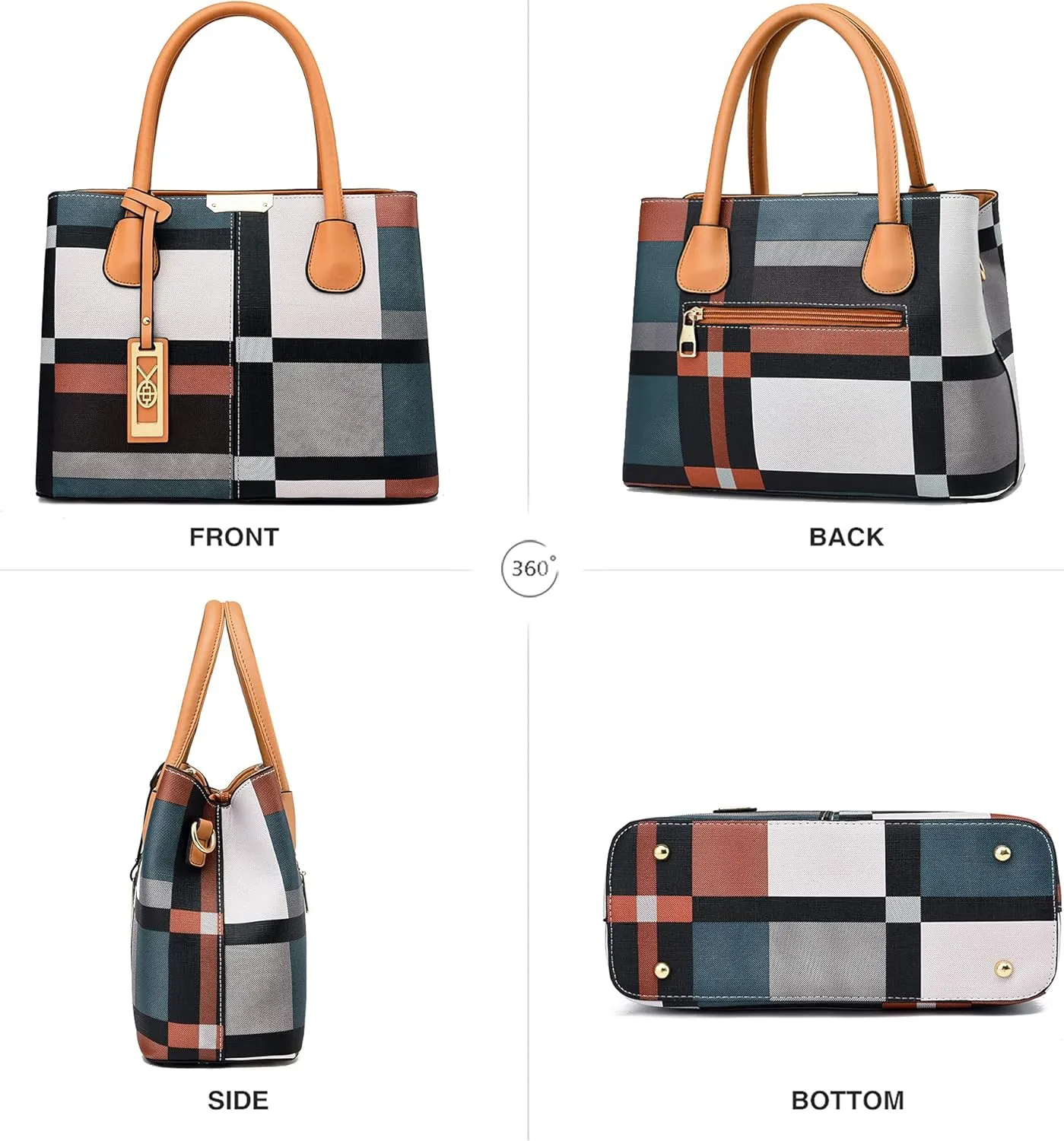 CHICAROUSAL Purses and Handbags for Women Leather Crossbody Bags Women's Tote Shoulder Bag