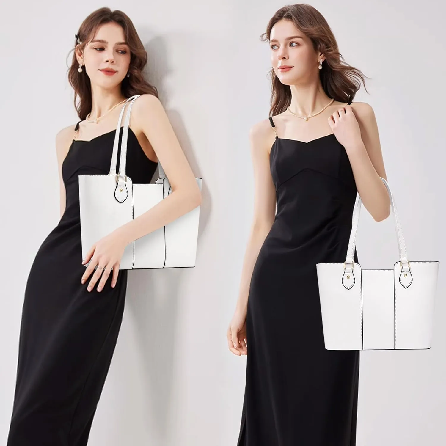 CHICAROUSAL Tote Bag for Women Large Handbags and Purses for Women PU Leather Womens Shoulder Bags