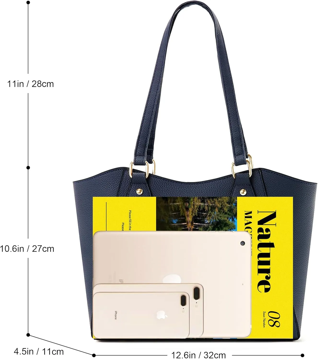 CHICAROUSAL Tote Bag for Women Large Handbags and Purses for Women PU Leather Womens Shoulder Bags