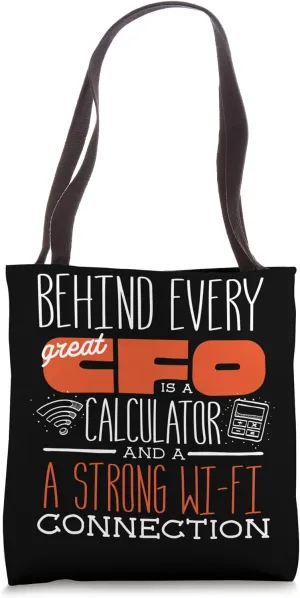 Chief Financial Officer Unique Artwork Tote Bag
