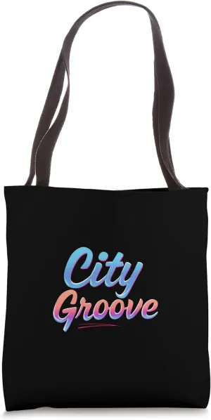City Groove retro design Tote Bag