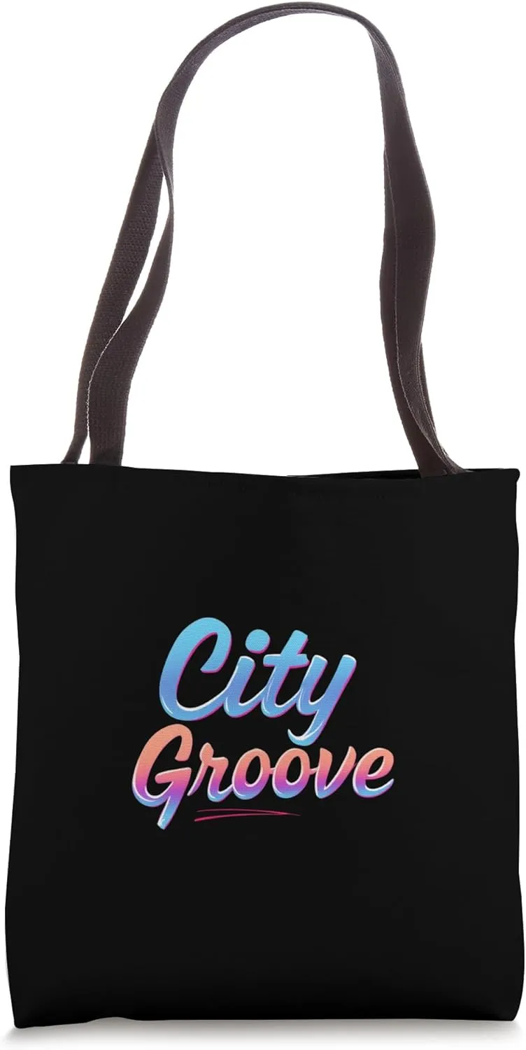 City Groove retro design Tote Bag