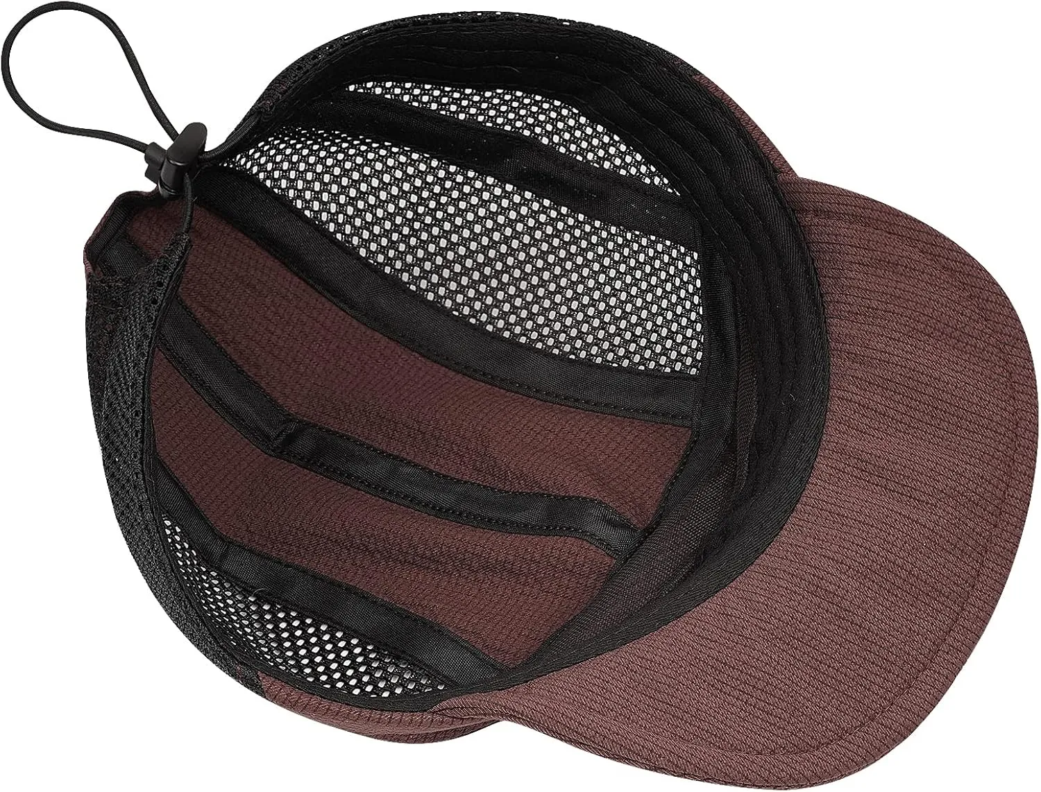 CLAPE Men Quick Dry Baseball Cap 5 Panel Hat Lightweight Trucker Mesh Hats Workout Dad Hat Running Outdoor Sports Cap