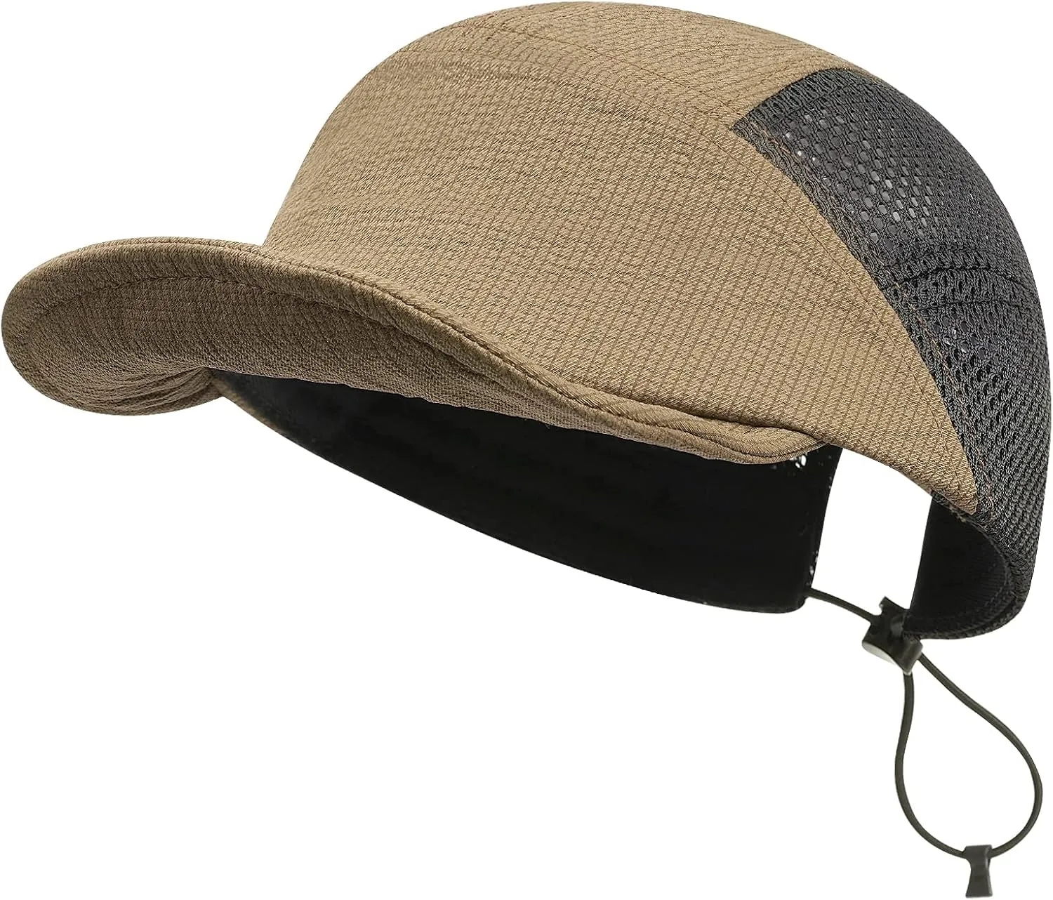 CLAPE Men Quick Dry Baseball Cap 5 Panel Hat Lightweight Trucker Mesh Hats Workout Dad Hat Running Outdoor Sports Cap