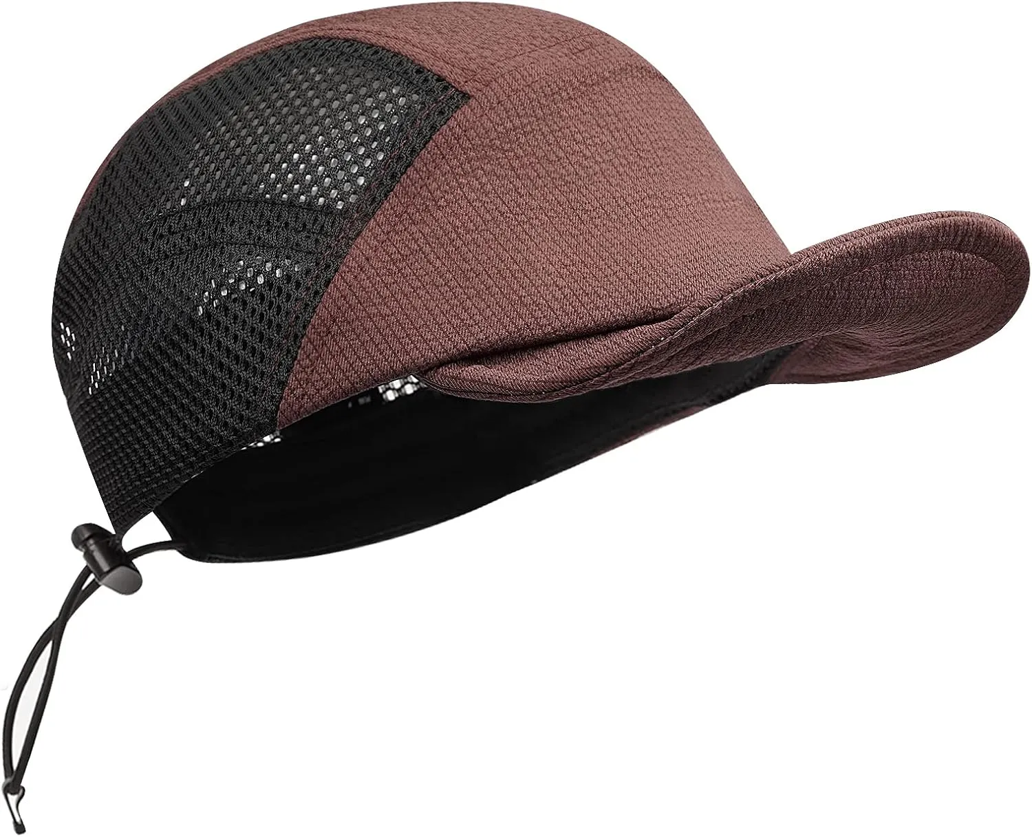 CLAPE Men Quick Dry Baseball Cap 5 Panel Hat Lightweight Trucker Mesh Hats Workout Dad Hat Running Outdoor Sports Cap