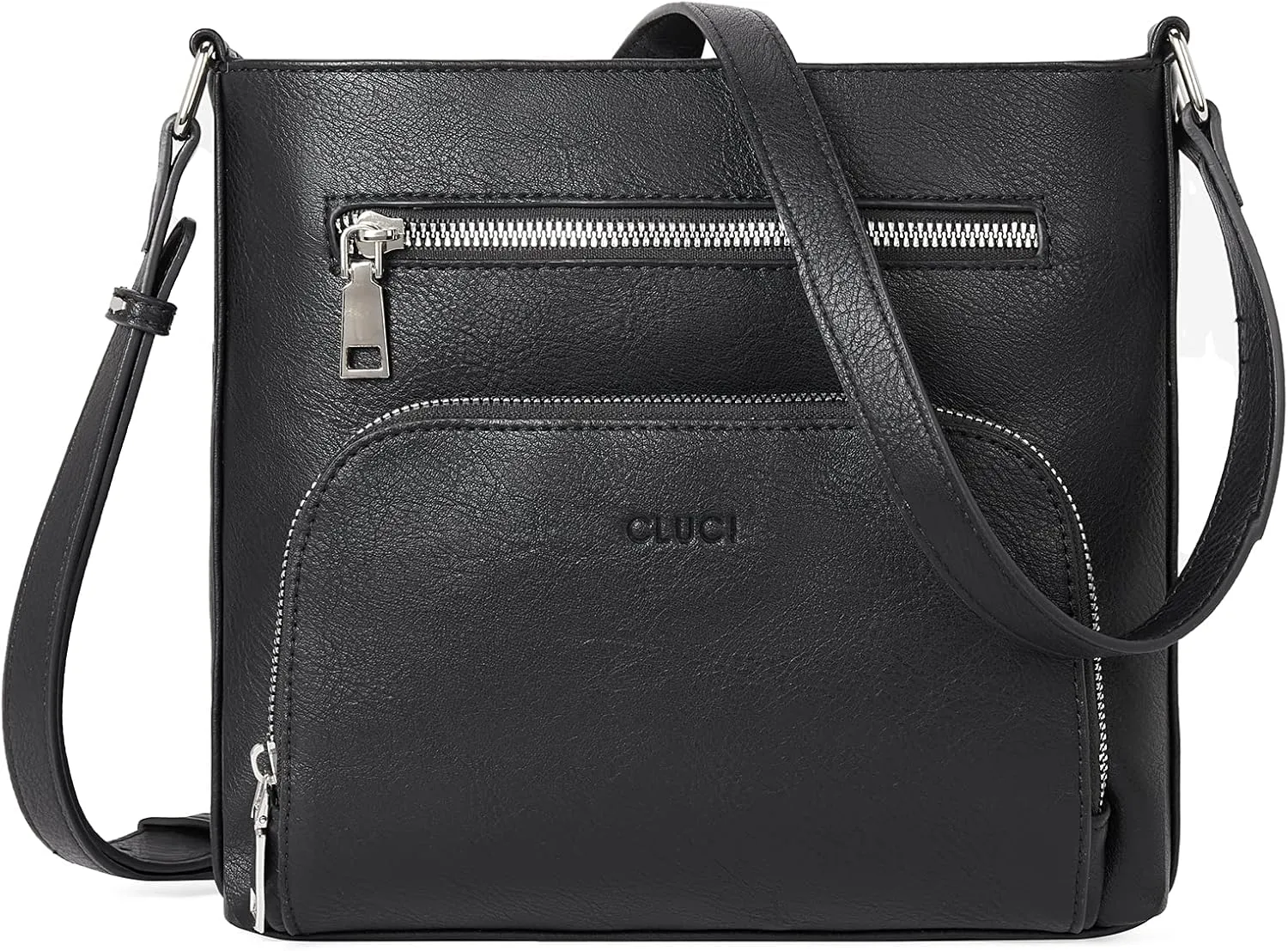 CLUCI Crossbody Purse for Women Multi Pockets Bag Vegan Leather Small Shoulder Handbags Summer Travel Designer Vintage Ladies
