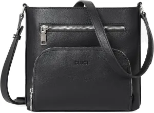 CLUCI Crossbody Purse for Women Multi Pockets Bag Vegan Leather Small Shoulder Handbags Summer Travel Designer Vintage Ladies