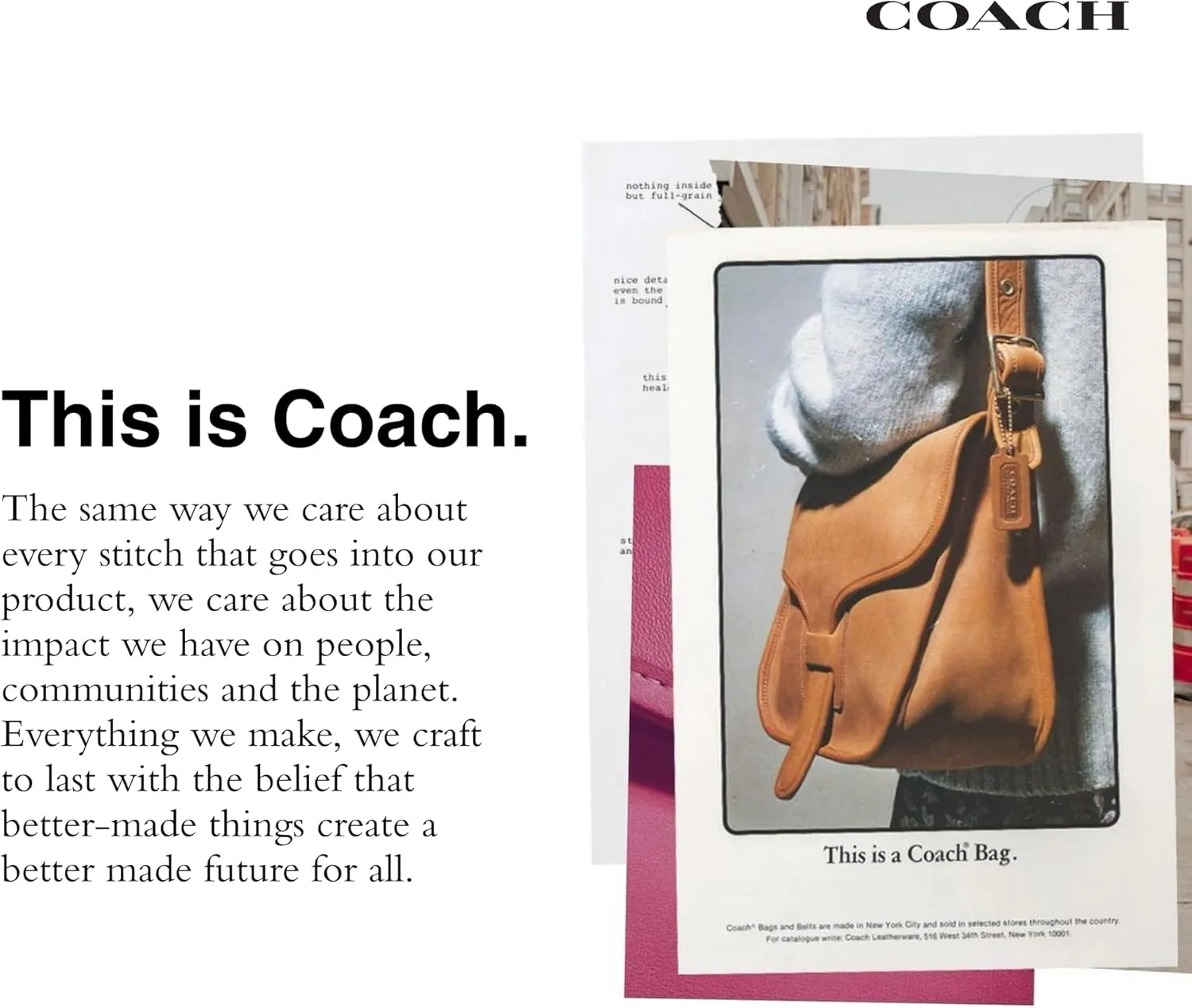 COACH Belt Bag in Crossgrain Leather, Chalk