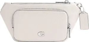 COACH Belt Bag in Crossgrain Leather, Chalk