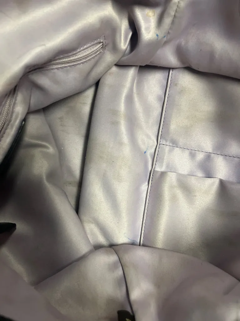 *COACH LAURA FABRIC & LEATHER TOTE *as is*